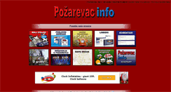 Desktop Screenshot of pozarevacinfo.rs